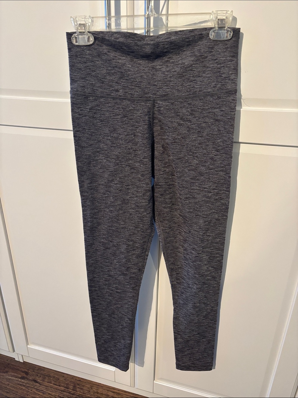 TNA Girls Dark Heather Gray Seamless Leggings